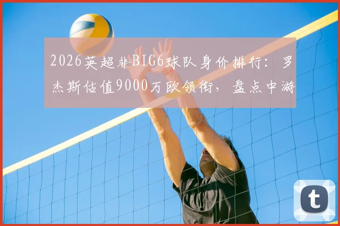 2026英超非BIG6球队身价排行：罗杰斯估值9000万欧领衔，盘点中游军团最贵11人阵容
