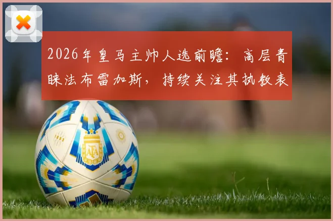 2026年皇马主帅人选前瞻：高层青睐法布雷加斯，持续关注其执教表现与战术风格分析
